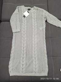 Вязаное платье- туника