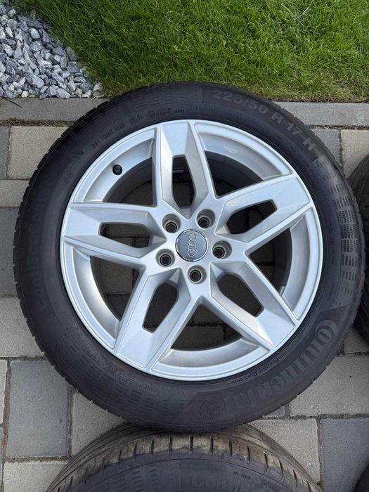 Set roti Audi A4 B9 jante 17 5x112 anvelope 225 50 17 B8 A6 C7 Audi A3