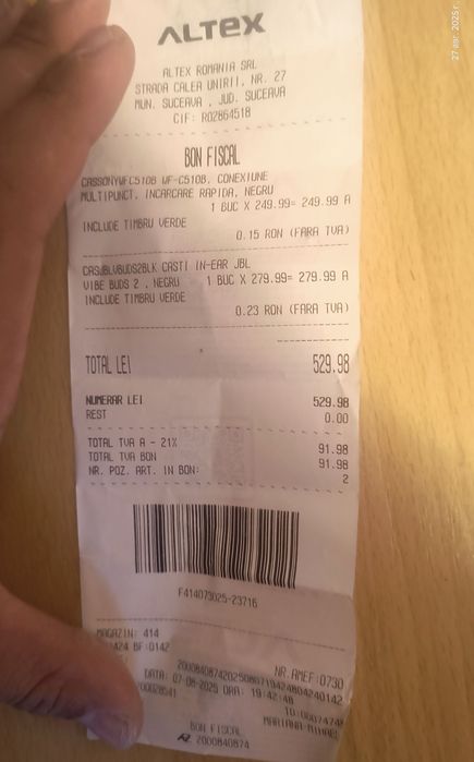 Vând căşti JBL VIBE BUDS 2