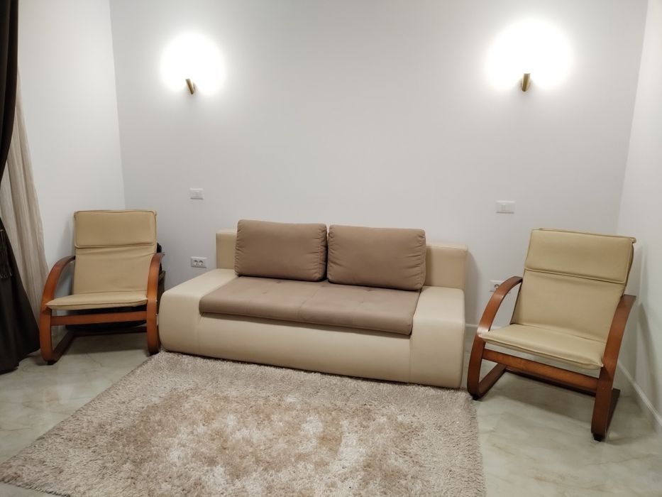 Canapea extensibila, 2,scaune (fotolii)