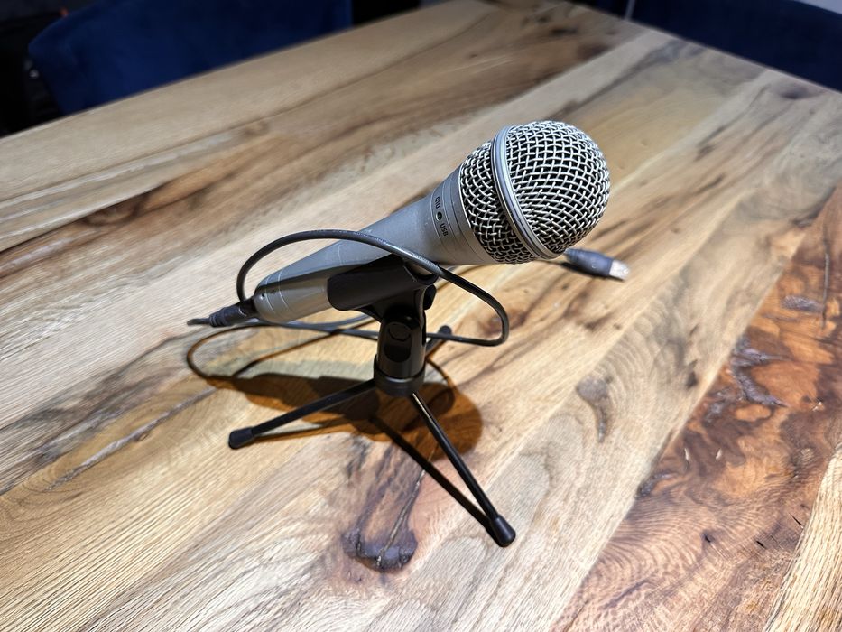 Microfon + stand Samson Q1U, USB, impecabil