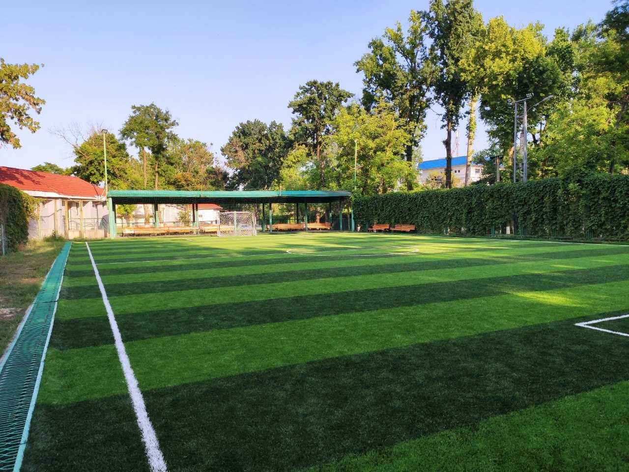 Строительство футбольных стадионов по Узбекистану. Искусственный газон