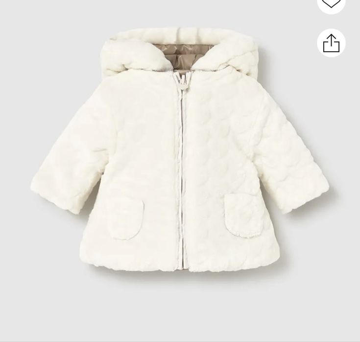 Двулицево детско зимно яке Mayoral 75см 6-9м + подарък нови буйки!