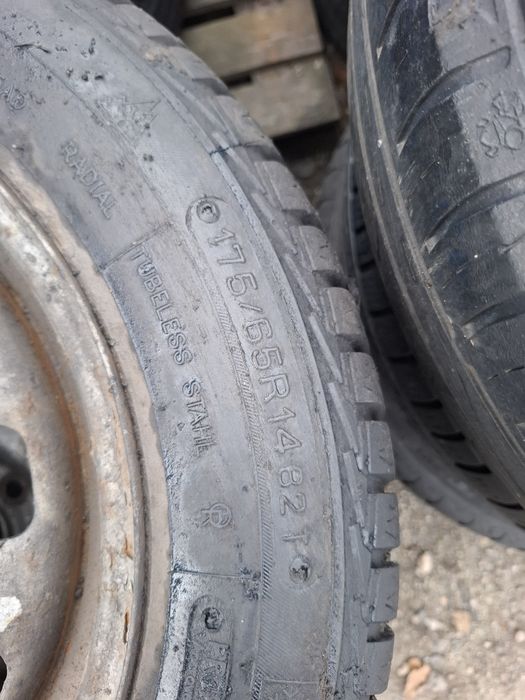 Vand 4 roti unflate opel golf 3 au anvelope 175 65 14 ca noi iarna