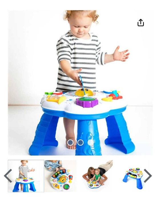 Baby Einstein-Masuta interactiva de activitati Discovering instrumente