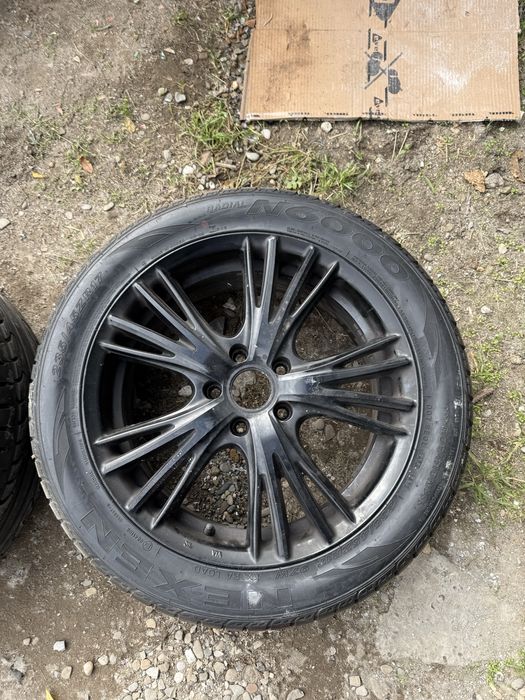 Vand 4 roti complete aftermarket, 2 cauciucuri nexen, 2 hankook.
