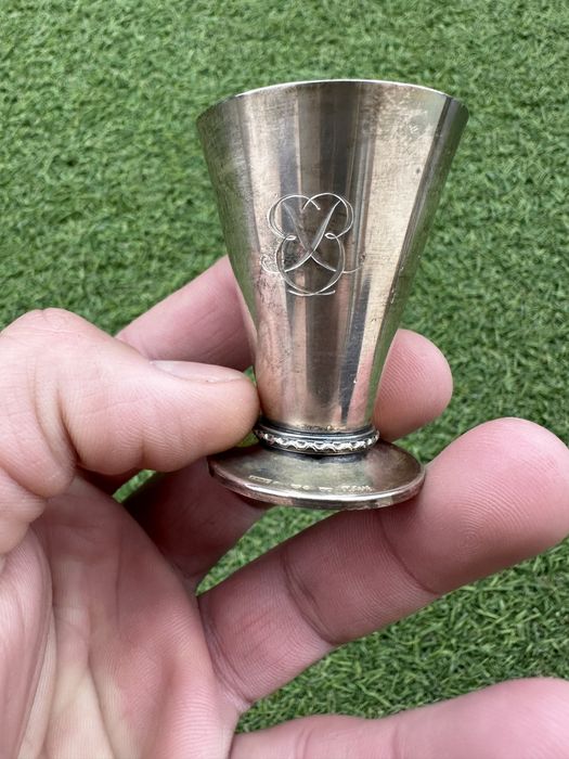 Set 18 pahare argint vechi semnate/1948 - 475 gr