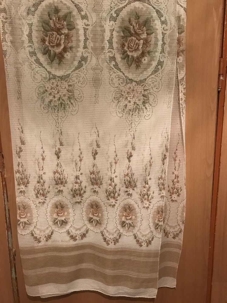 тюль с рисунком
