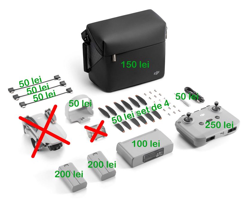 Dezmembrez kit DJI fly more combo (DJI Mini 2 / Mini 2 SE / Mini 4K)