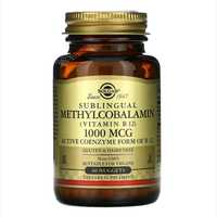 Solgar. метилкобаламин (витамин B12), 1000 мкг, 60 шт оригинал скидка!