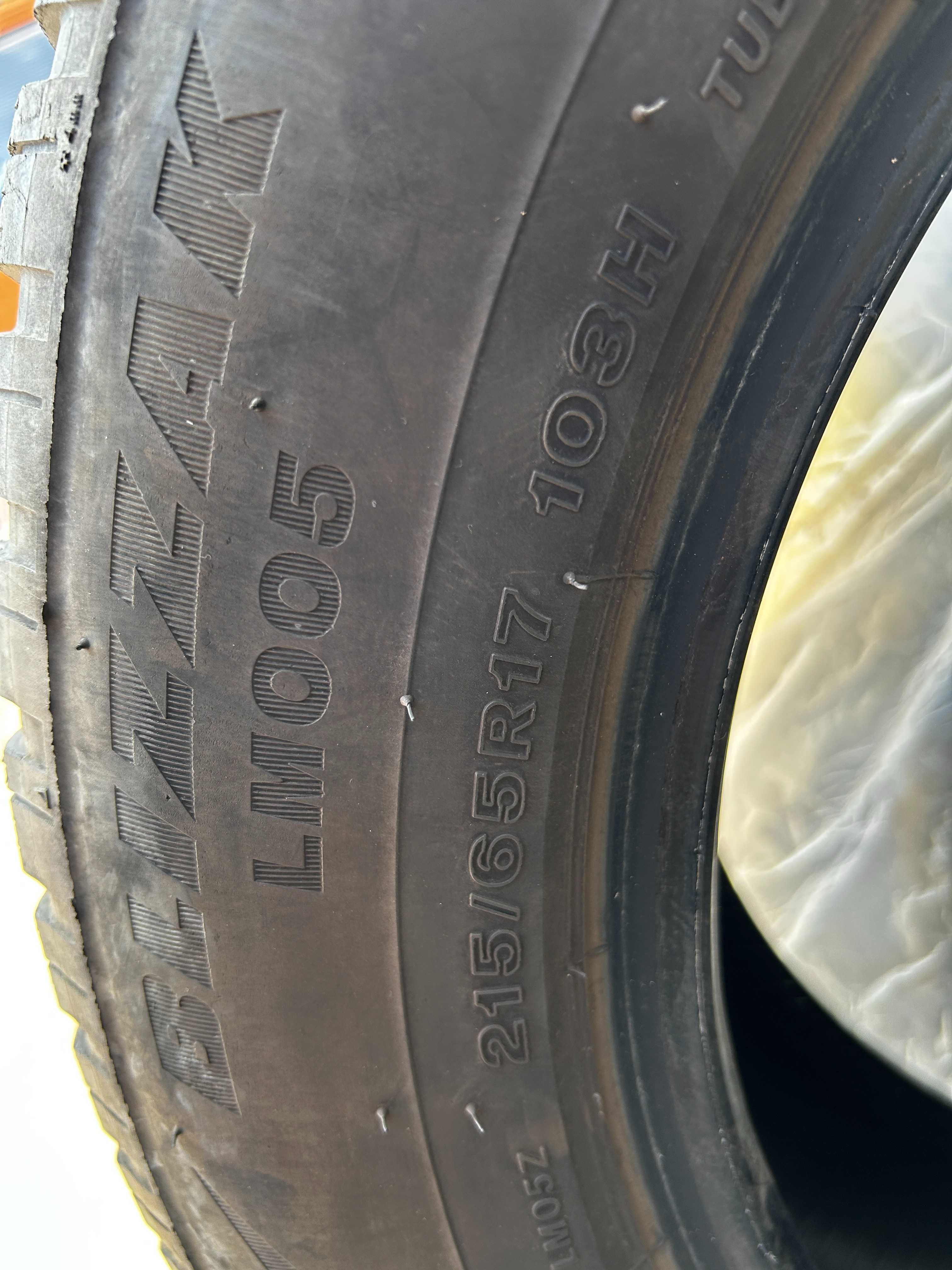 Зимни гуми 4 броя BRIDGESTONE Blizzak LM005 215 65 R17 дот 2020