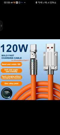 Cablu 120w usb A to usb C