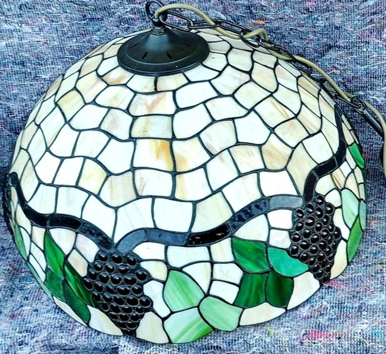 Lampă Tiffany sticlă, dimensiuni mari