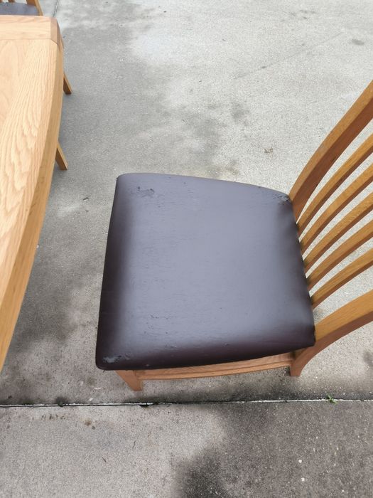 Масивна маса от Дъб+6 стола