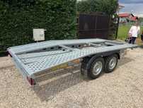 Remorca Platforma auto Trailer noua de 4 m,masa max 2000