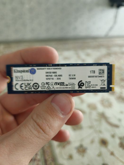 Накопитель SSD M2 NVME 1 Tb Kingston