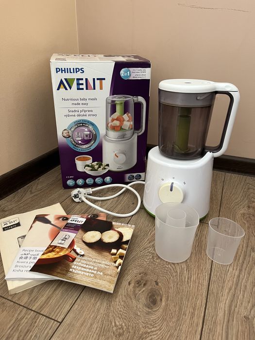 Philips Avent - готвене на пара и блендер - уред за бебешки пюрета