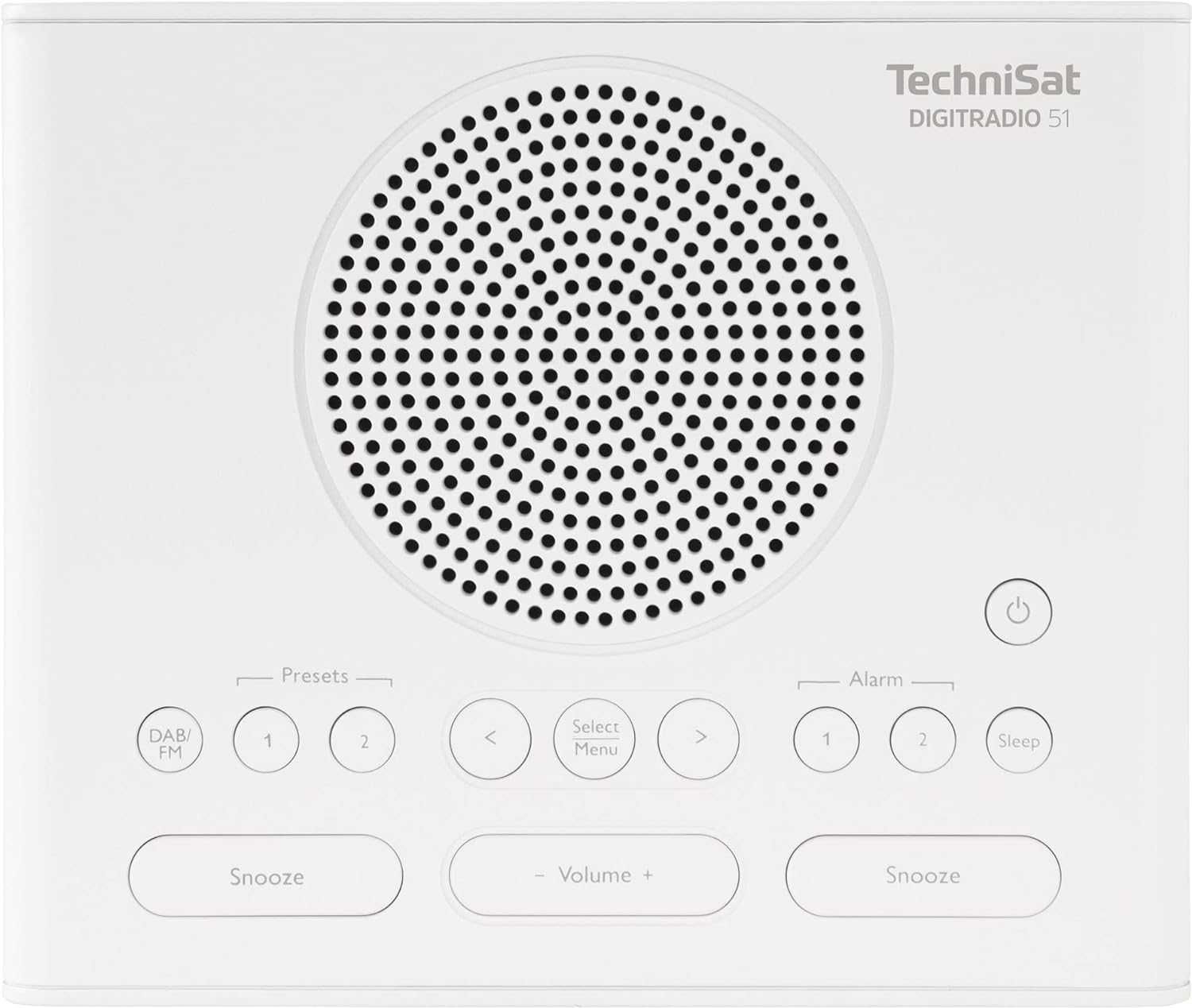 Радио часовник TechniSat Digitradio 51, 1.5W, DAB+, LCD екран