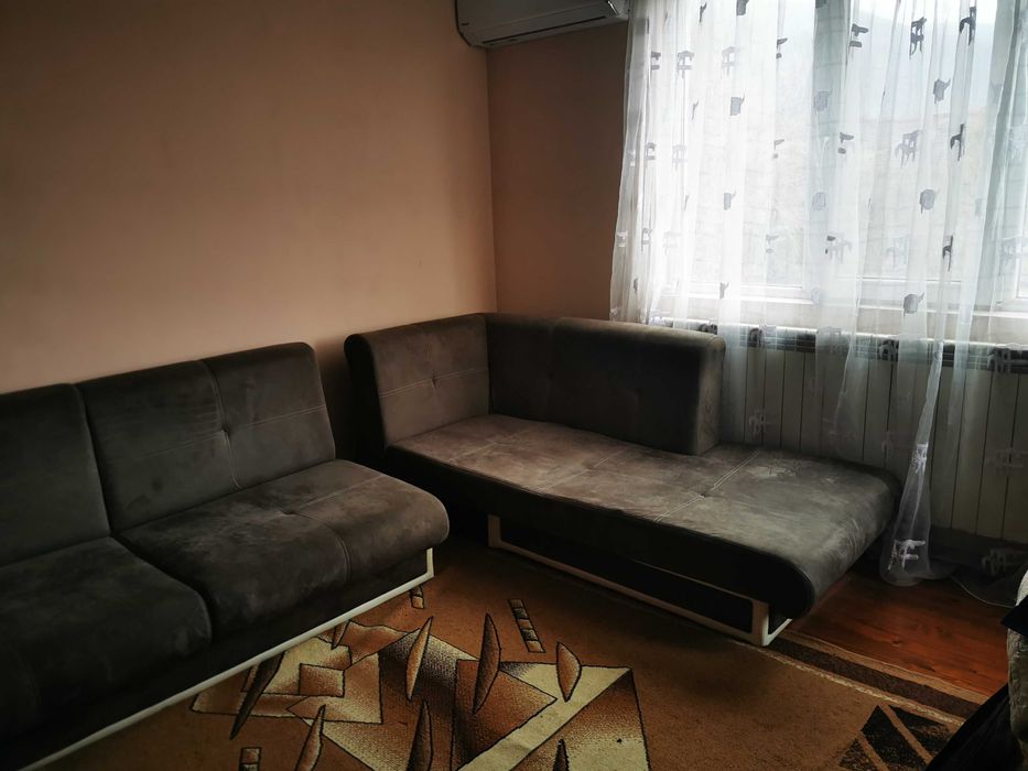 Разтегателен диван Виденов сив 3м