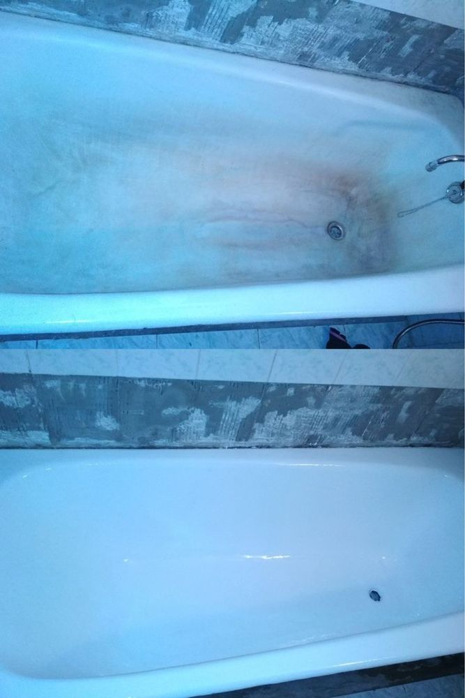 Реставрация ванн , покраска ванн