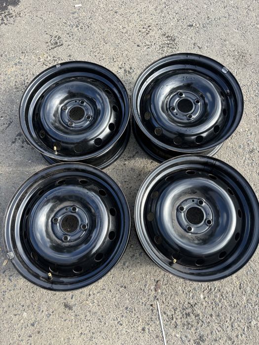 Set jante tabla R15 dacia Logan renault 4x100 impecabile