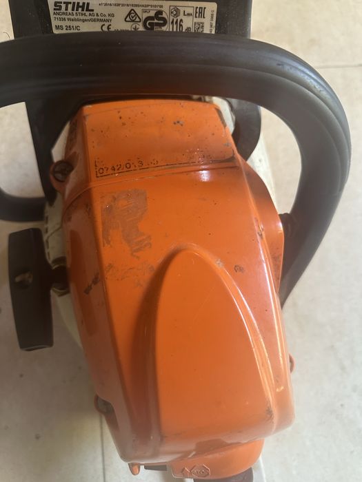 Drujba Stihl ms 251 din 2020 cumparata de noua folosita putin