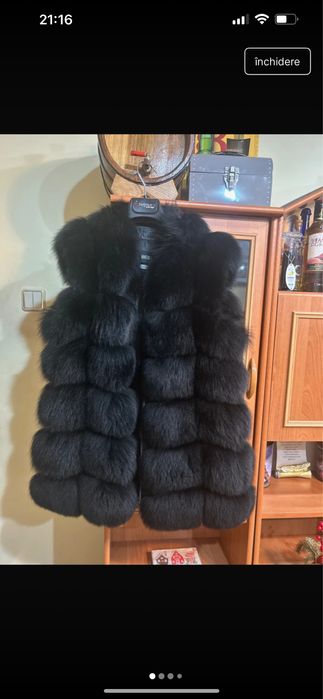 Vesta blana natutala aproape noua