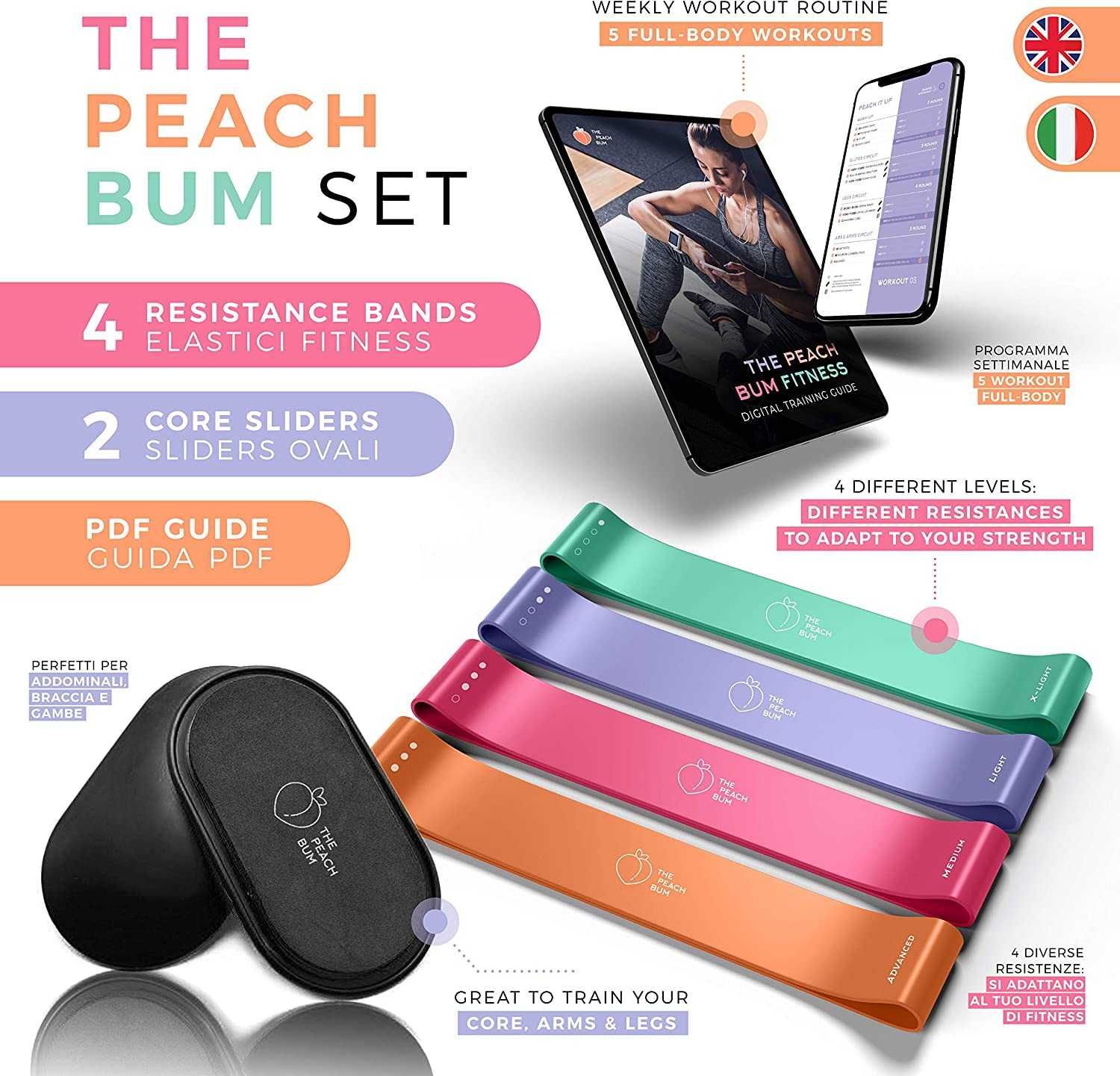 Фитнес Комплект TWICLO Peach Bum Pack