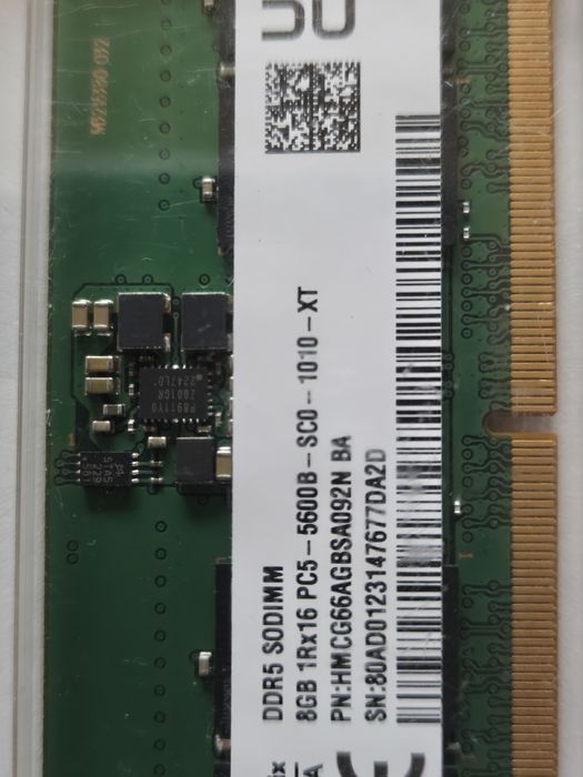 Ram laptop 16GB DDR5 5600MHZ
