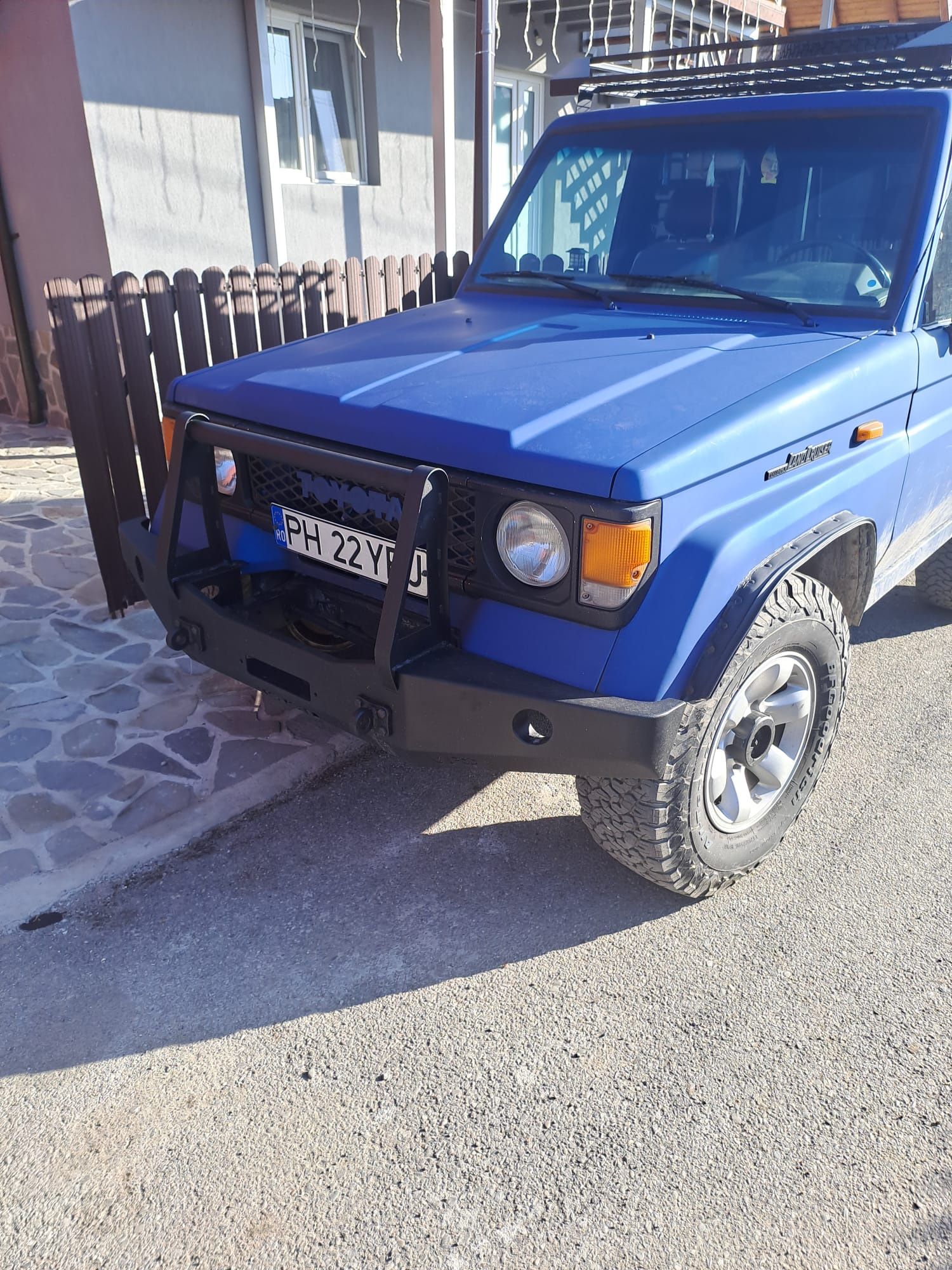 Bară metalică Off-Road Toyota Land Cruiser J70