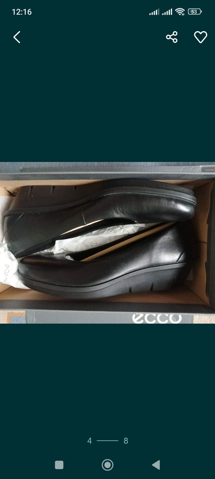 Туфли 40 р Ecco Felicia Дания
