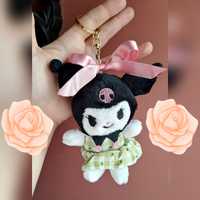 Breloc kuromi accesoriu chei kuromi cu rochiță breloc rucsac kuromi