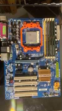 комплект АМ2 дъно,процесор,рам и твърд диск