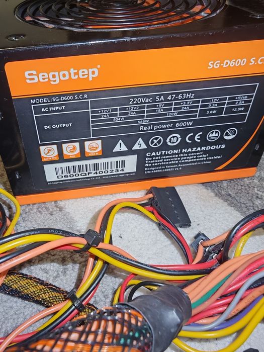 Sursa Segotep SG-D600 S.C.R 600W