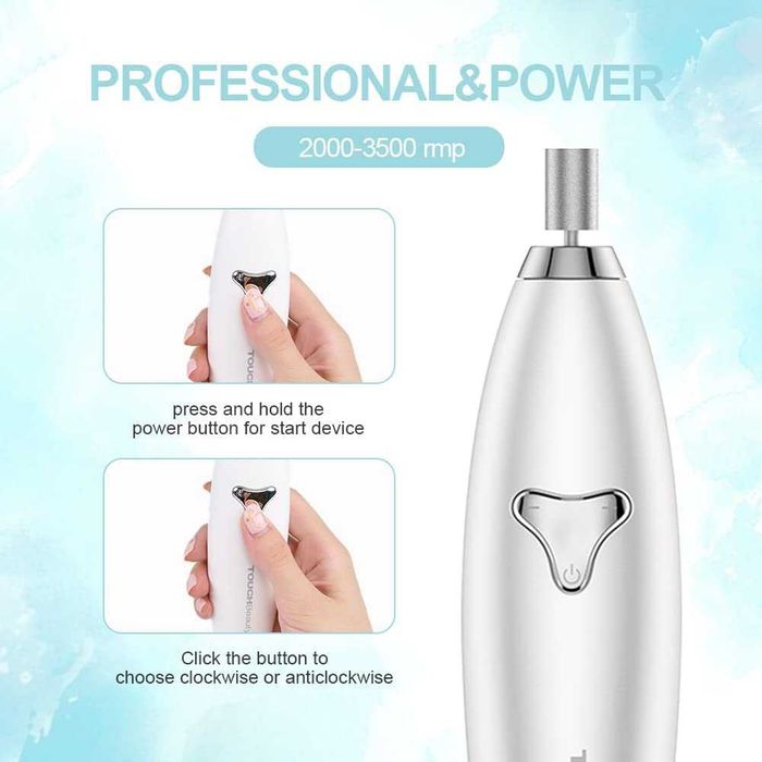 Електрическа пила за нокти TOUCHBeauty 6 в 1,магнитен калъф,акумулатор
