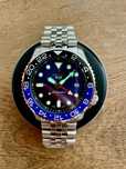 Seiko Mod Batman GMT