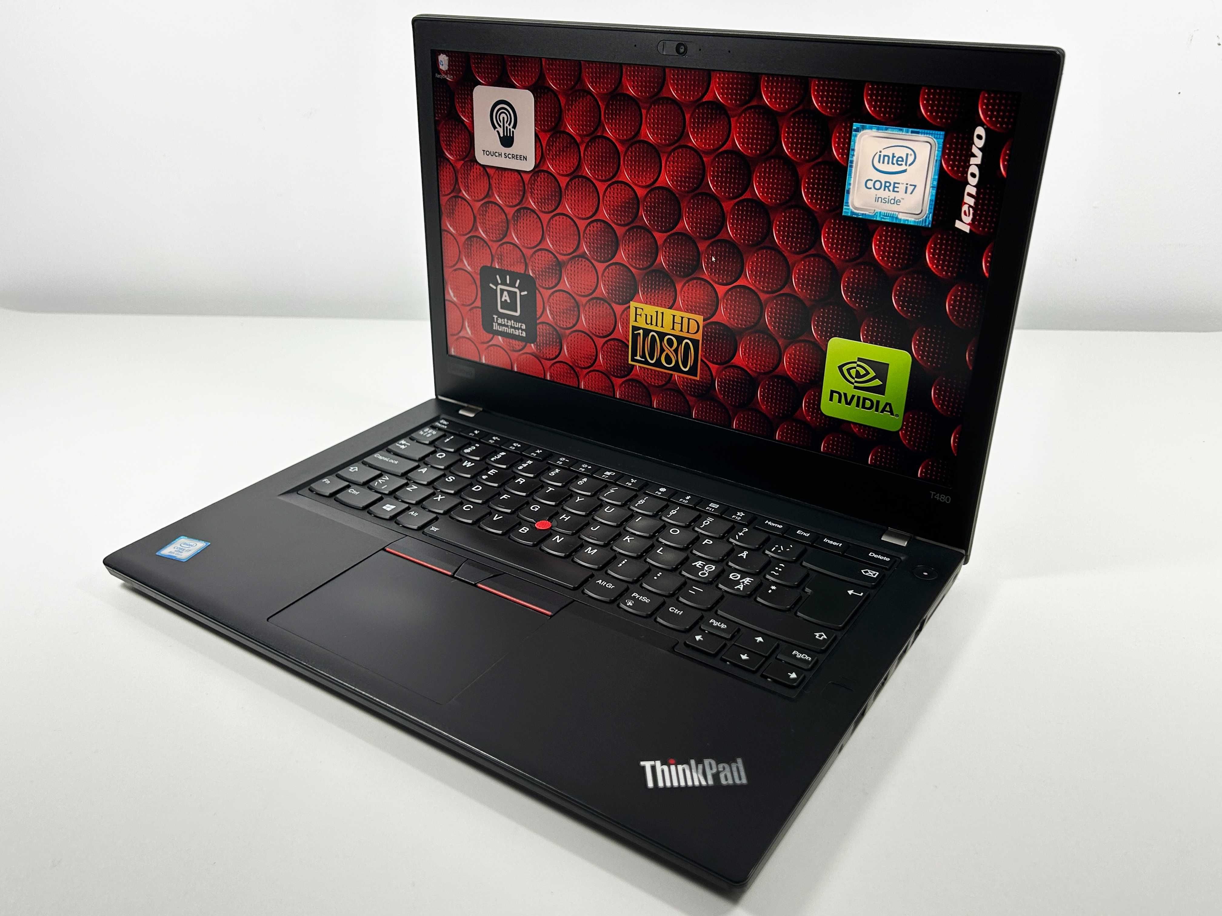 Laptop Lenovo Thinkpad i7 16GB RAM 256GB SSD Nvidia Touchscreen Slim