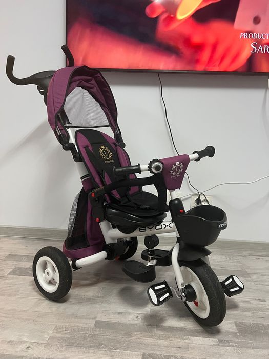Tricicletă pliabilă cu scaun reversibil Byox Flexy Lux Trike