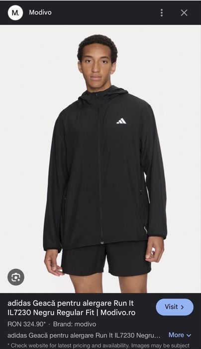 Adidas Run it Jacket (redus de la 325 lei)