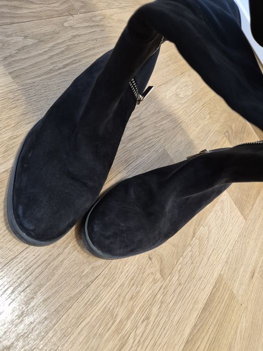 Cizme lungi toc mic 38