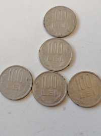 Vând monede vechi 25 bani. din 1966, 100 lei din 1992-1994