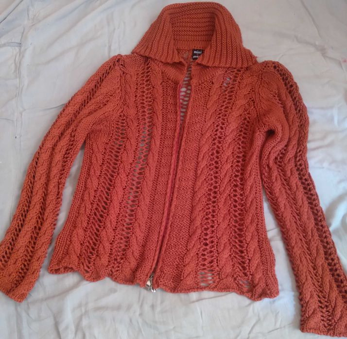 Ажурная кофточка советский размер 44-46
