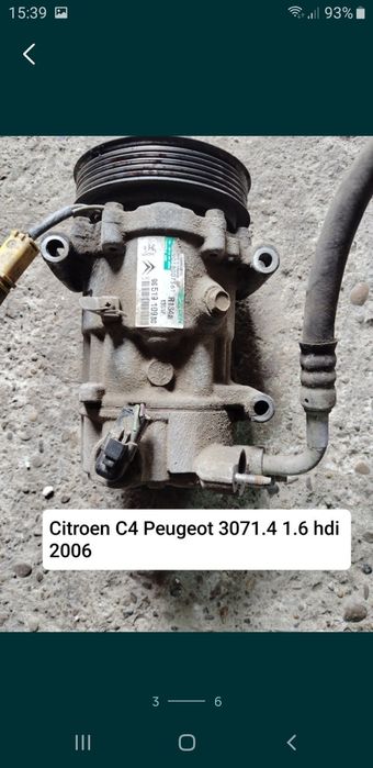 Volanta masa dubla Citroen C4 1.6 hdi 2004...2010