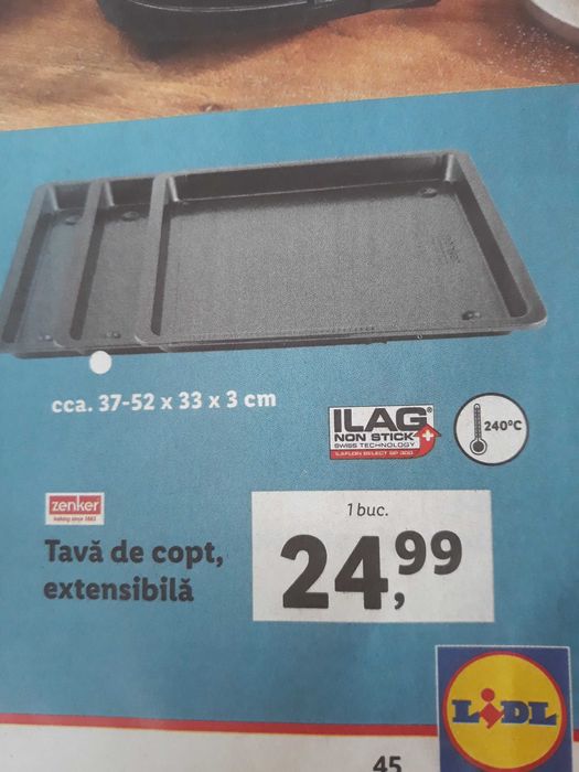 Diverse,  tava extensibila