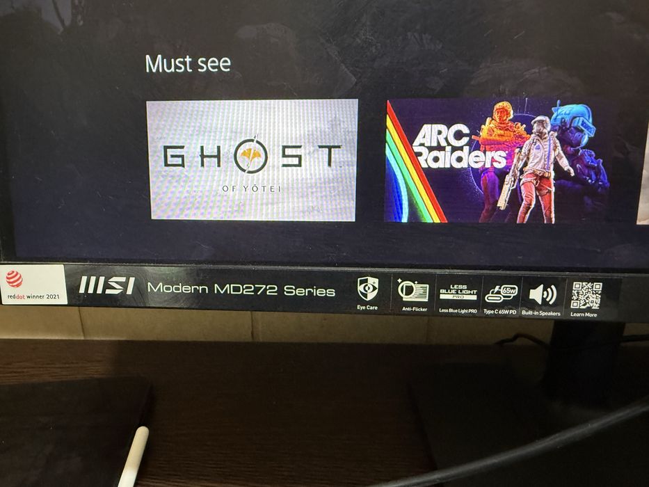 Монитор MSI Modern md272, QHD 2K, 75 hz