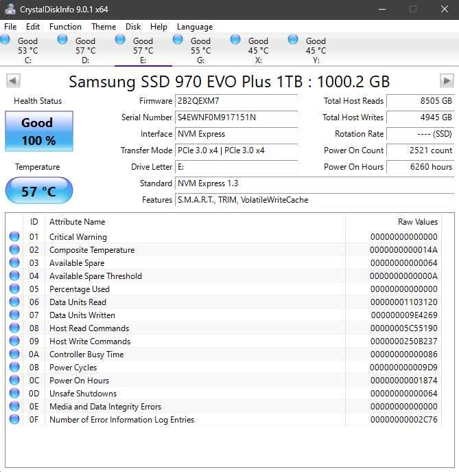 SSD NVME M.2 Samsung 970 Evo Plus 1TB