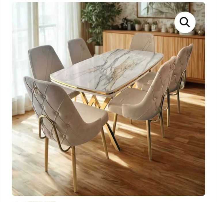 Set masa cu 6 scaune