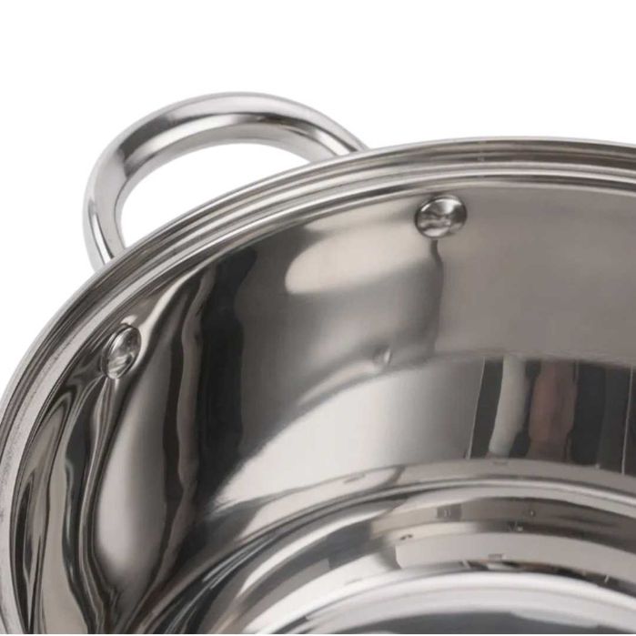 Set vase de gatit din INOX rezistent la coroziune, 12 elemente