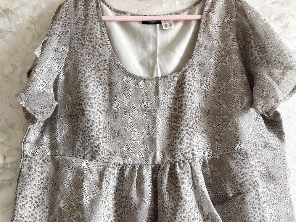 Голям размер дамска туника елегантна лятна макси р.48 XXL 2XL-3XL