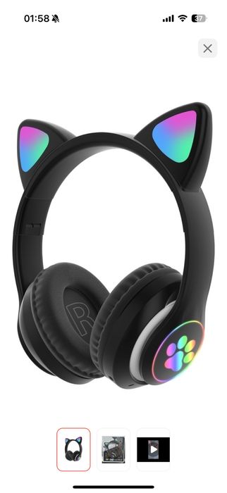 Продам новые наушники детские .